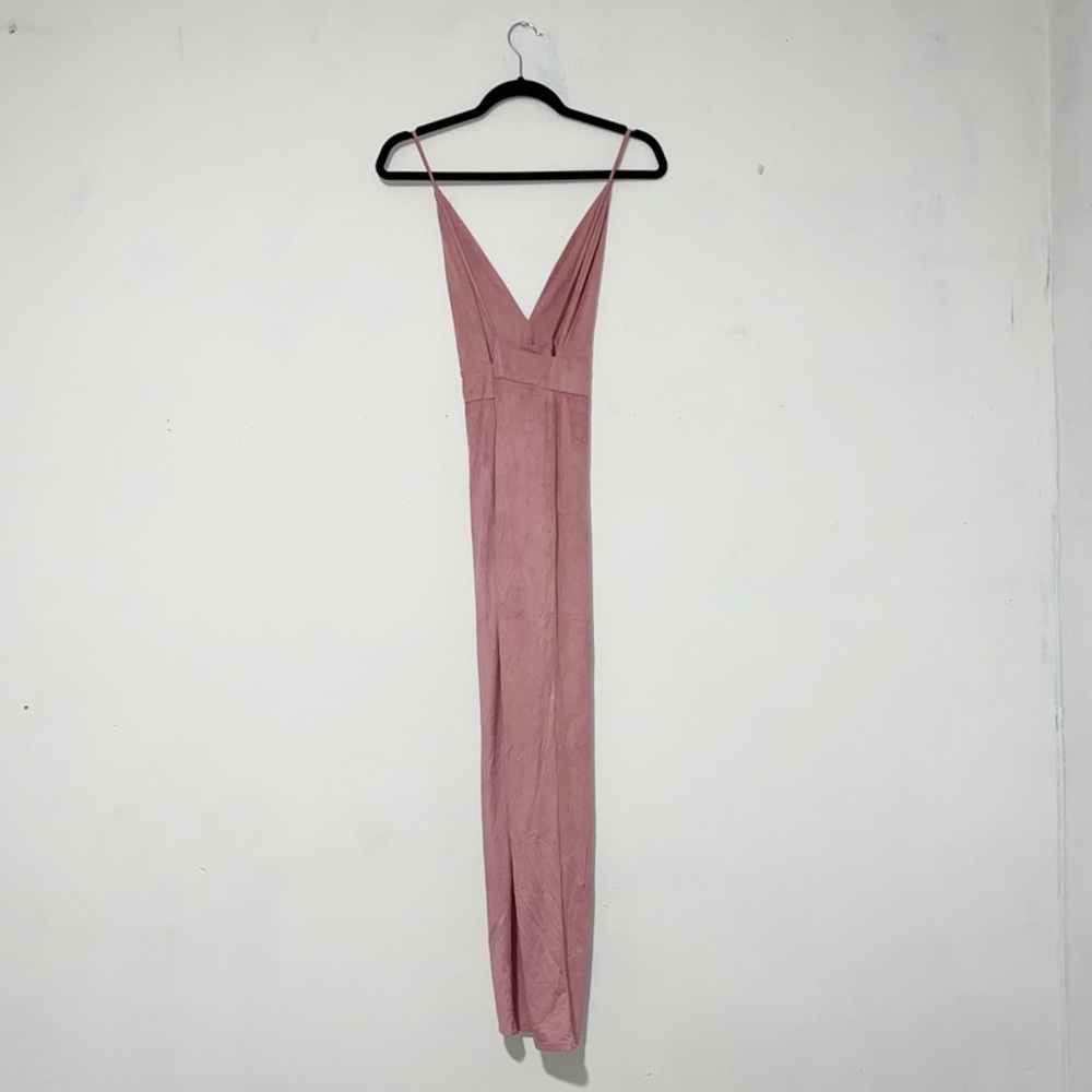 Tic:Toc Suede Jumpsuit 💗 - Picture 2 of 5